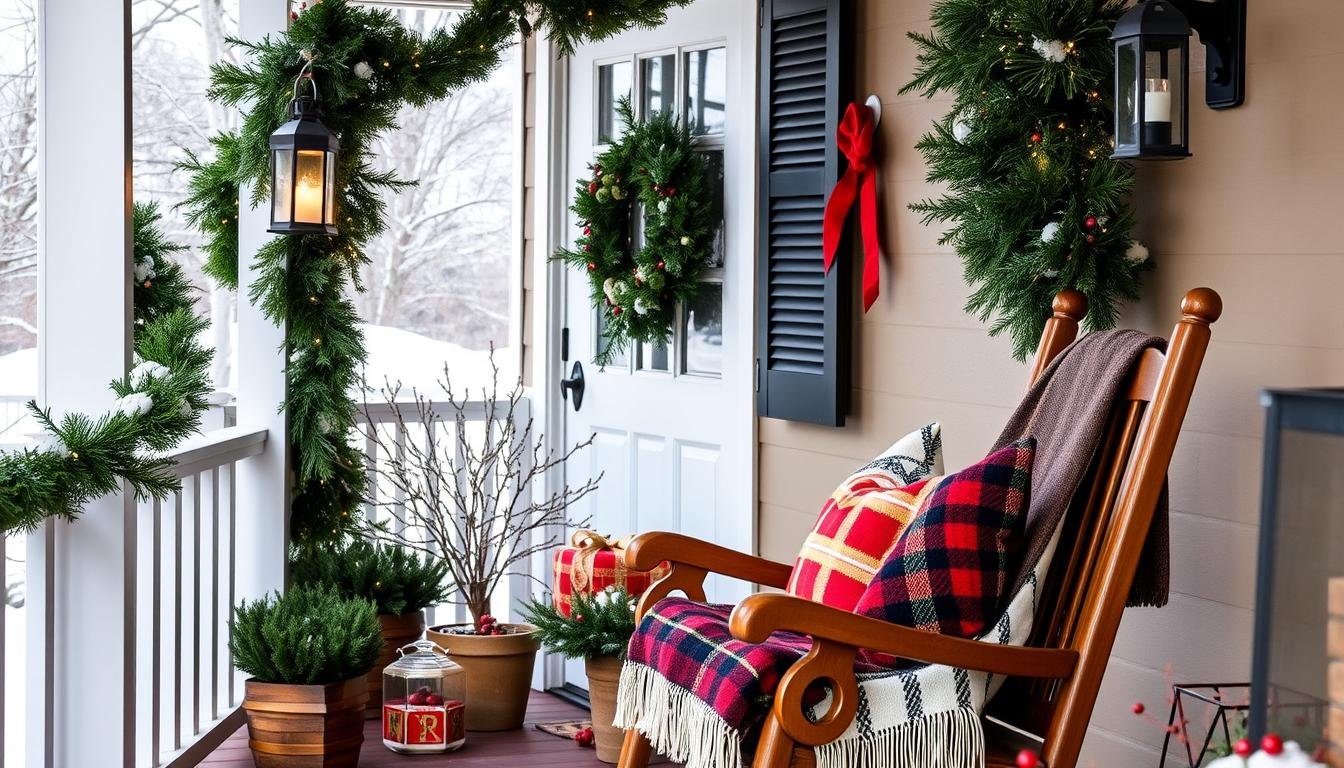 Winter porch decor ideas