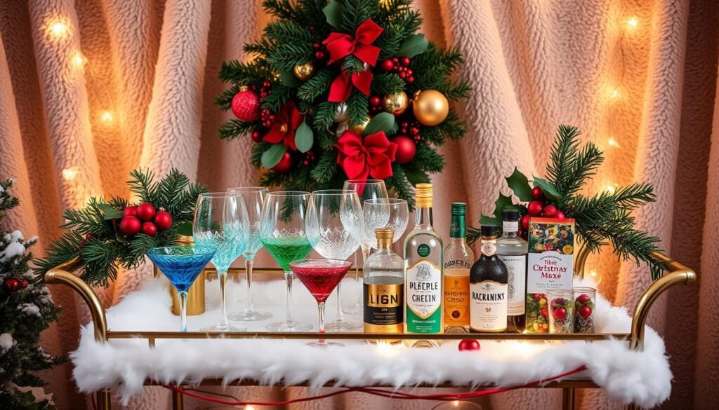 holiday-decor-DIY-drinks-bar