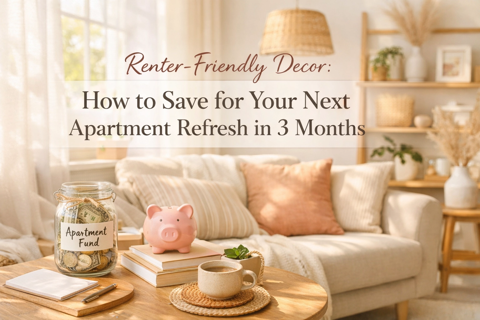 Renter-Friendly Decor: How to Save for Your Next Apartment Refresh in 3 Months