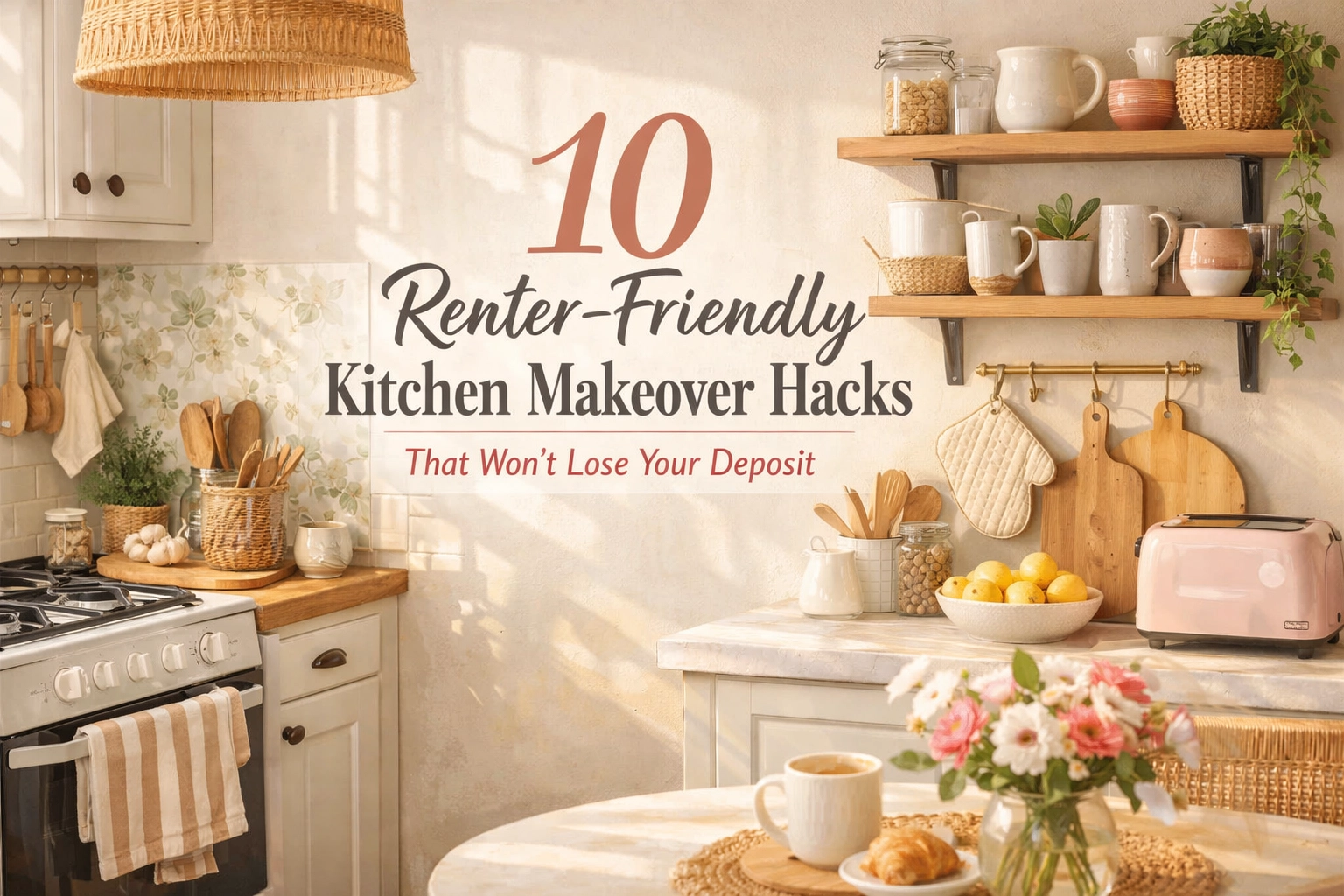 10 Renter-Friendly Kitchen Makeover Hacks That Won't Lose Your Deposit