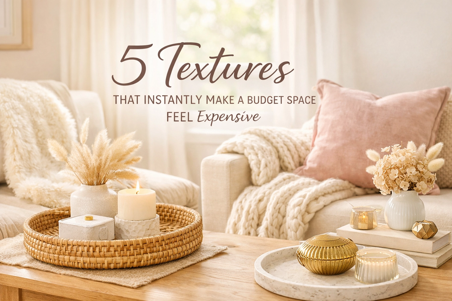 5 Textures That Instantly Make a Budget Space Feel Expensive