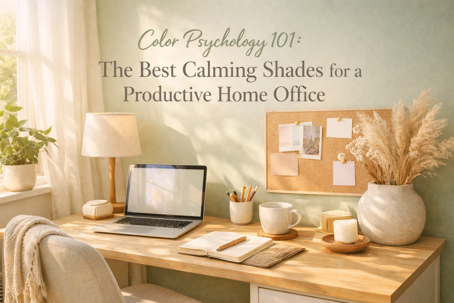 Color Psychology 101: The Best Calming Shades for a Productive Home Office
