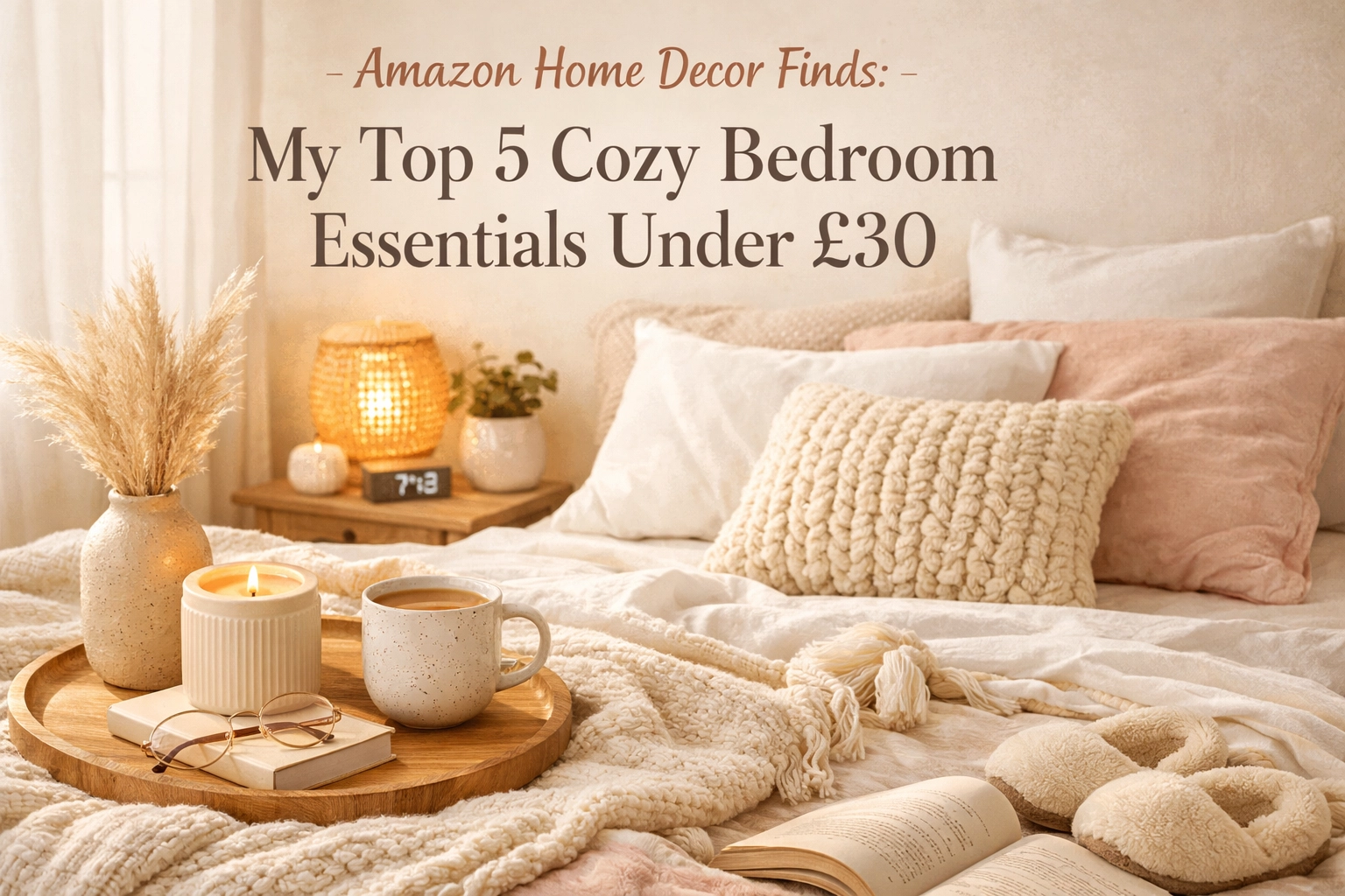 Amazon Home Decor Finds: My Top 5 Cozy Bedroom Essentials Under £30