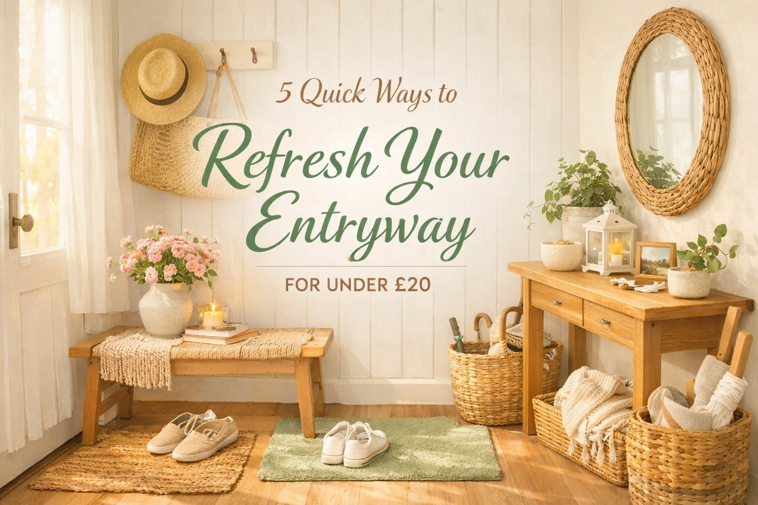5 Quick Ways to Refresh Your Entryway for Under £20