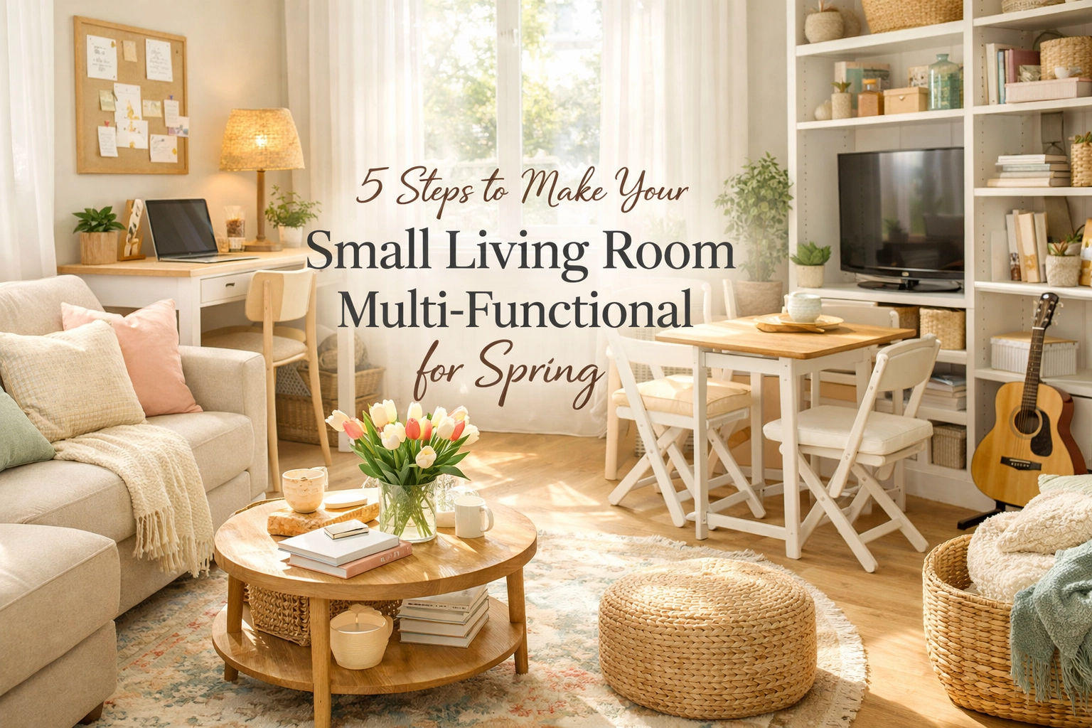 5 Steps to Make Your Small Living Room Multi-Functional for Spring