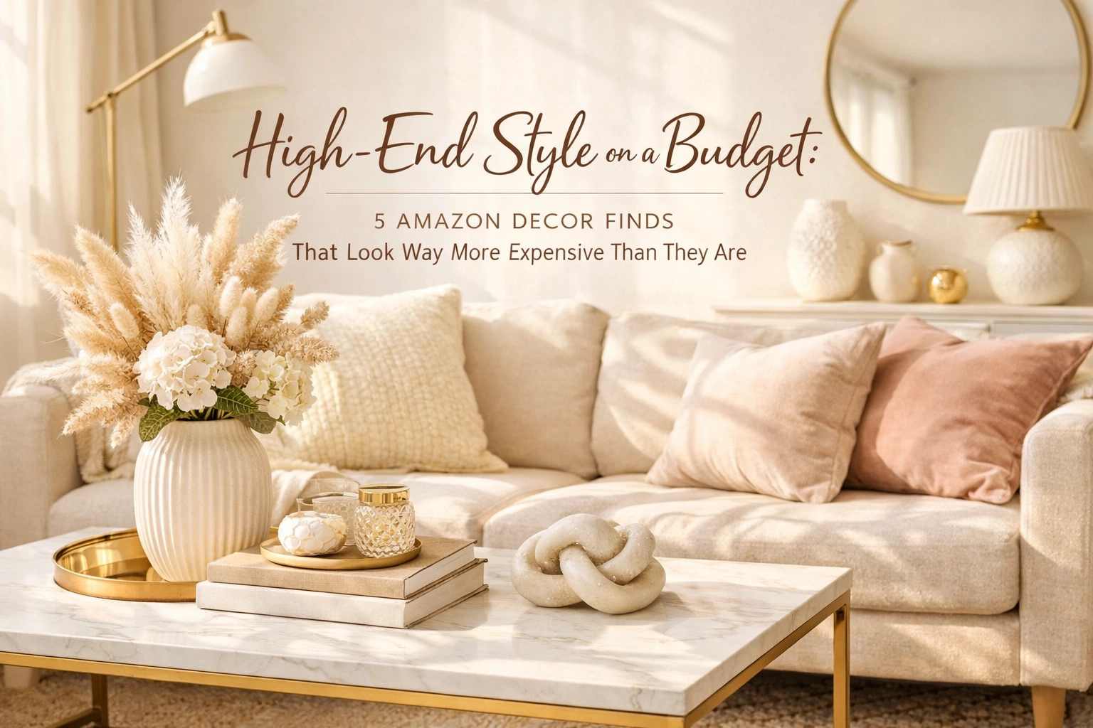 High-End Style on a Budget: 5 Amazon Decor Finds That Look Way More Expensive Than They Are