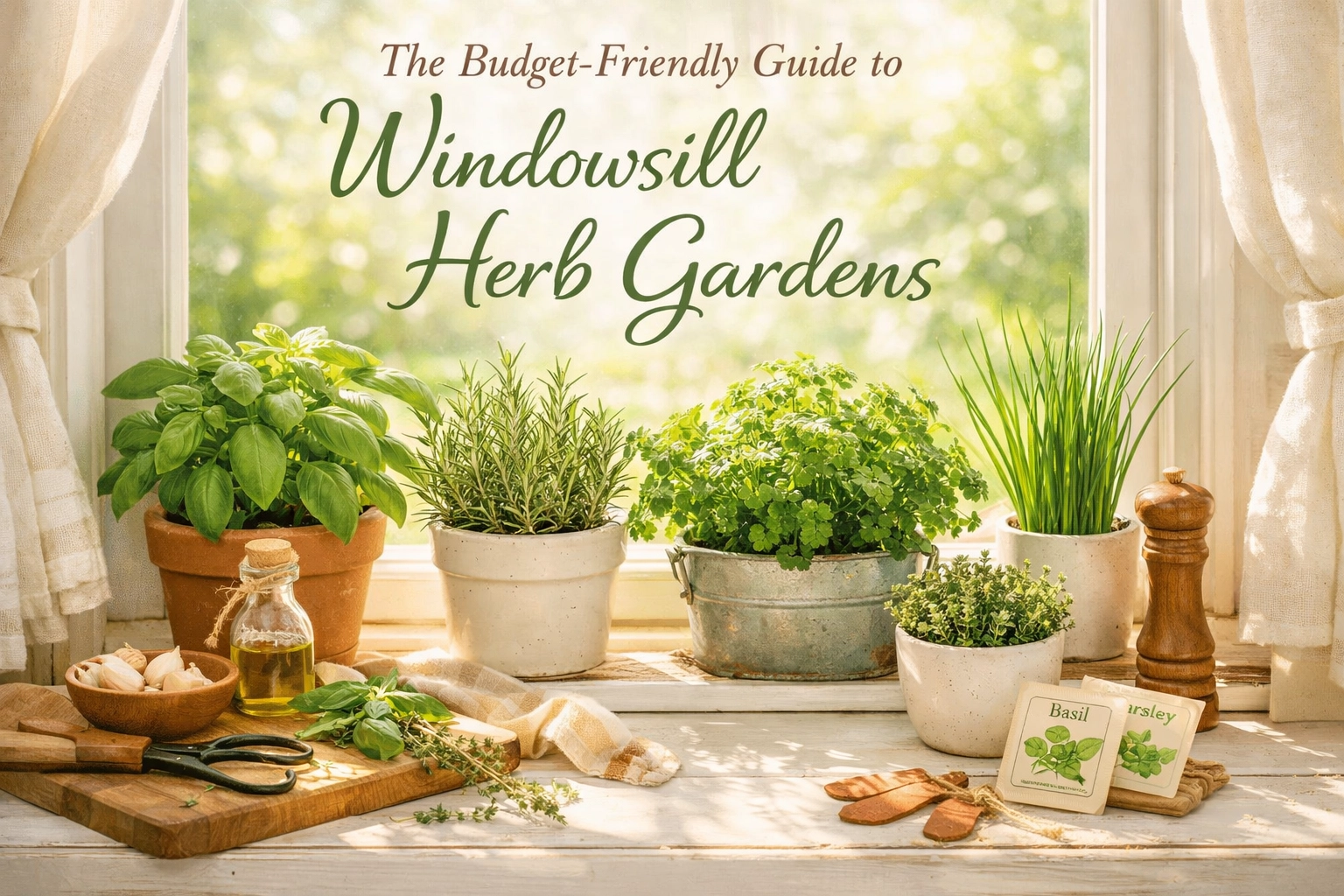 The Budget-Friendly Guide to Windowsill Herb Gardens