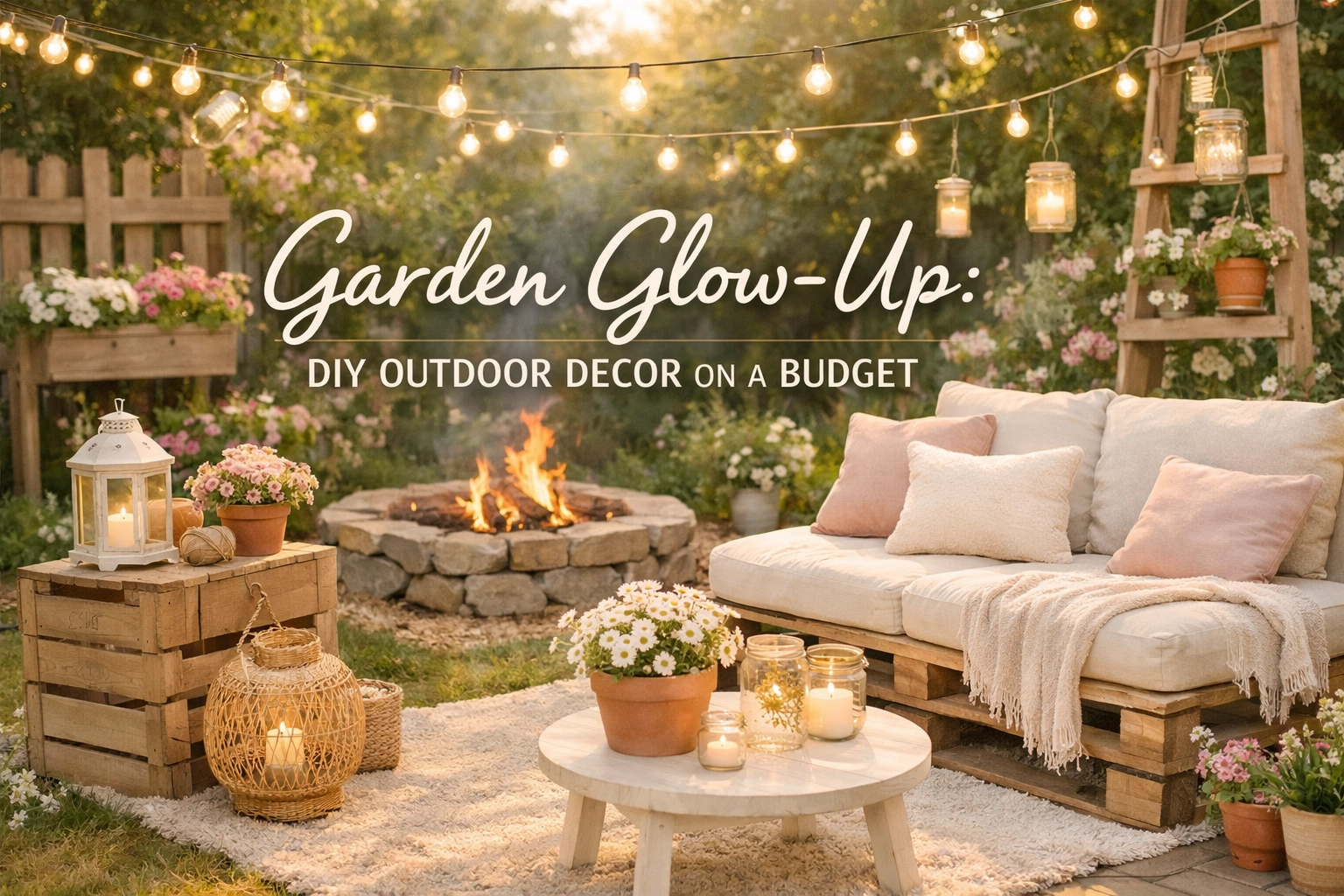 Garden Glow-Up: DIY Outdoor Decor on a Budget