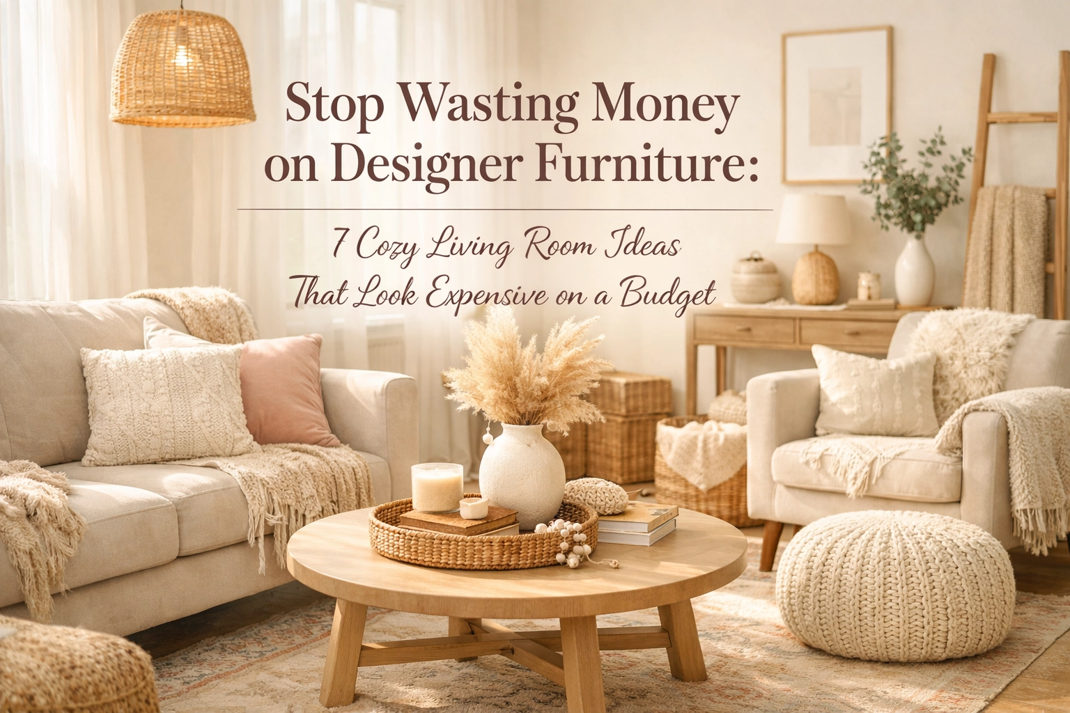 Stop Wasting Money on Designer Furniture: 7 Cozy Living Room Ideas That Look Expensive on a Budget