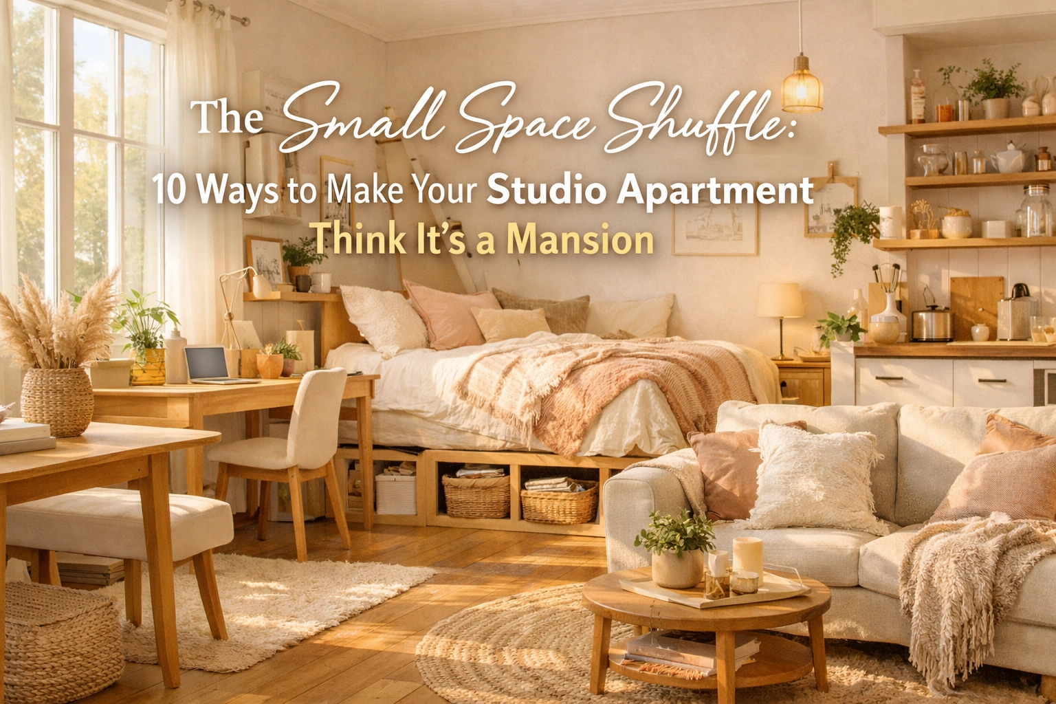 The Small Space Shuffle: 10 Ways to Make Your Studio Apartment Think It’s a Mansion