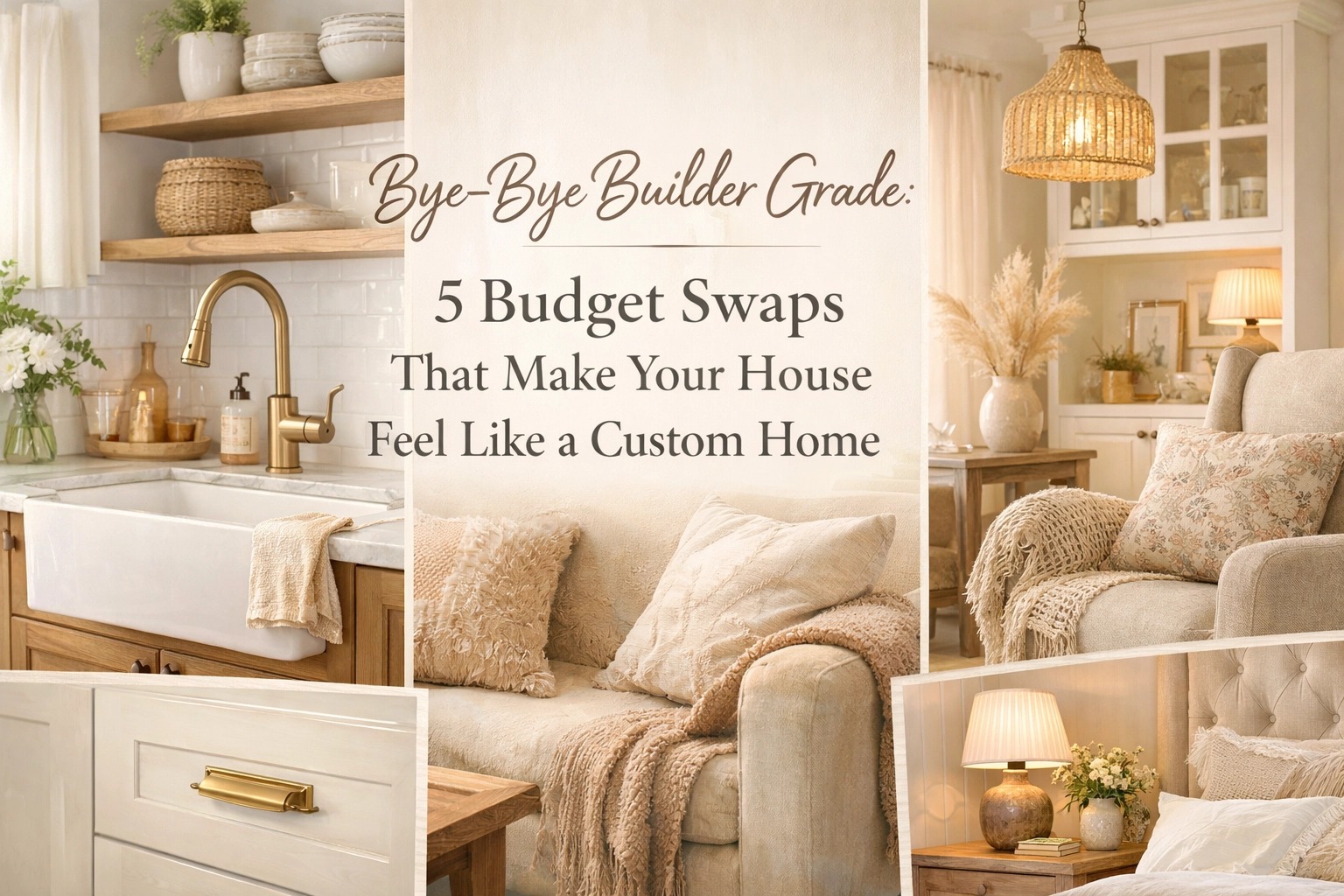 Bye-Bye Builder Grade: 5 Budget Swaps That Make Your House Feel Like a Custom Home