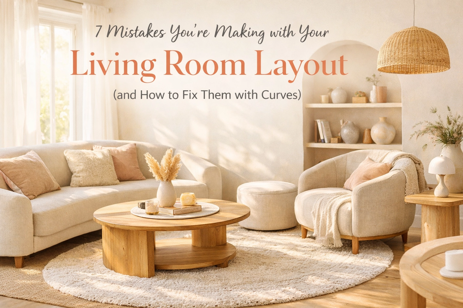 7 Mistakes You’re Making with Your Living Room Layout (and How to Fix Them with Curves)