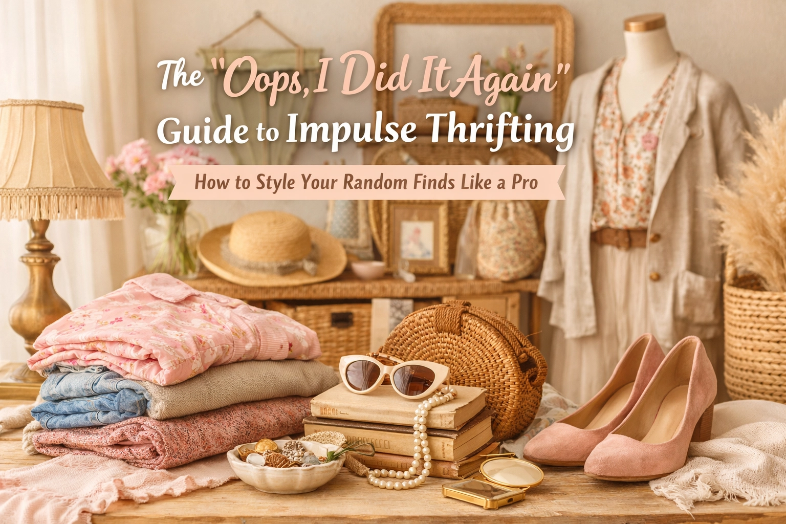 The “Oops, I Did It Again” Guide to Impulse Thrifting: How to Style Your Random Finds Like a Pro