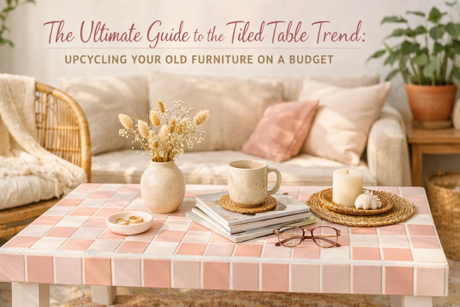 The Ultimate Guide to the Tiled Table Trend: Upcycling Your Old Furniture on a Budget