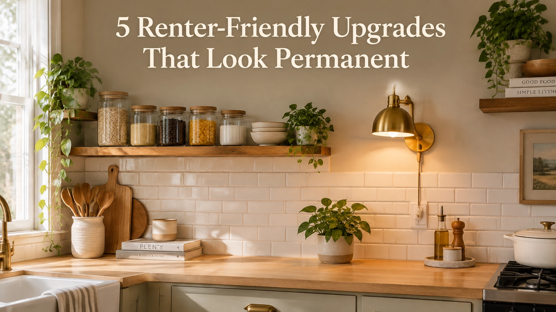 5 Renter-Friendly Upgrades That Look Permanent (All Under $50 on Amazon)