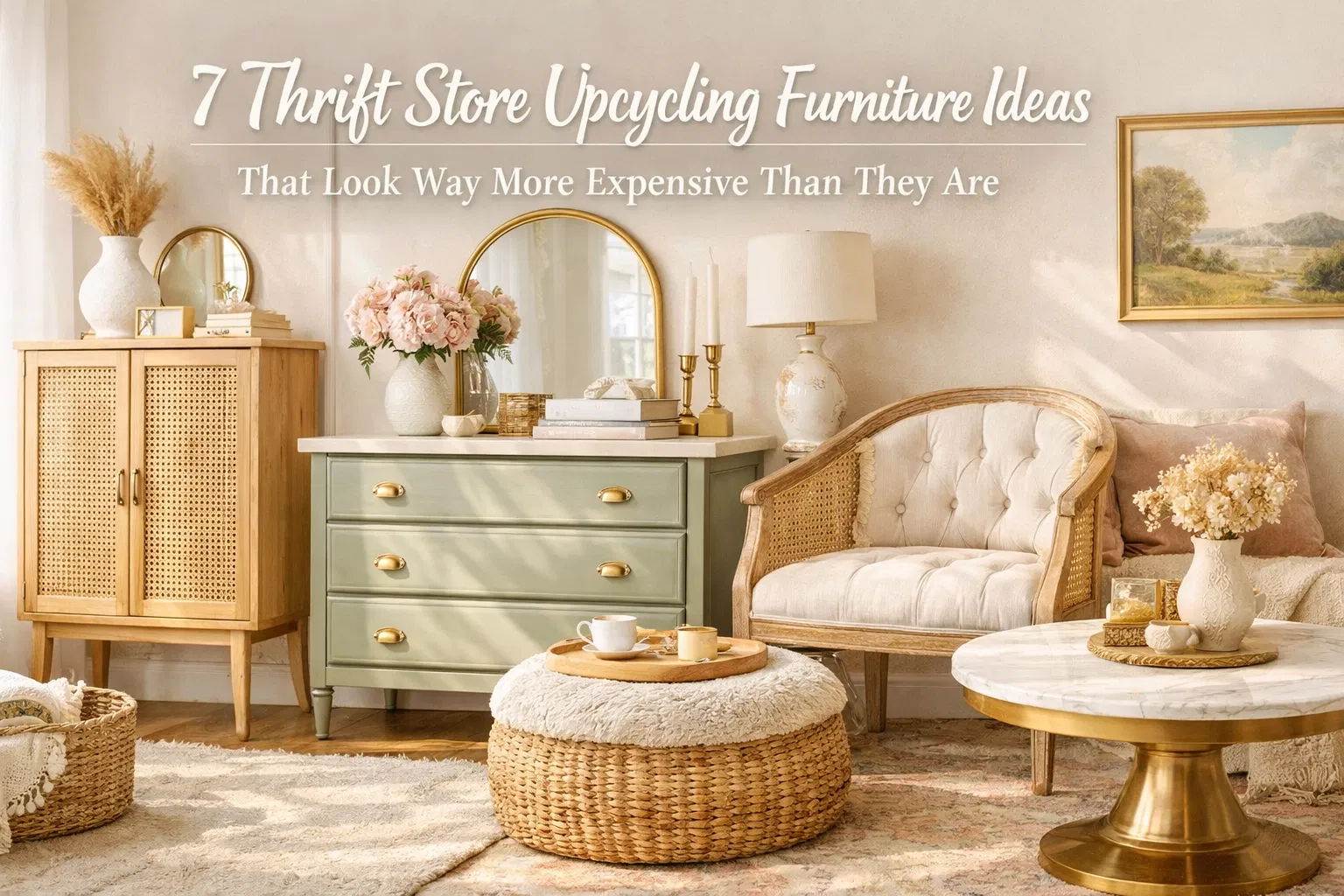 From Trash to Treasure: 5 Upcycling Furniture Ideas That Look Like High-End Designer Pieces